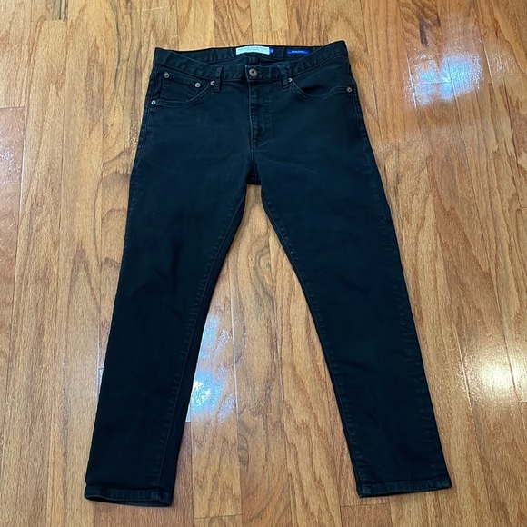 Peter Manning Designer Black Men’s Jeans tag size 31 x 25 Skinny Stretch - Picture 2 of 13